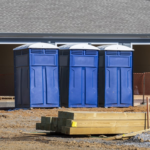 do you offer hand sanitizer dispensers inside the porta potties in Echo Oregon